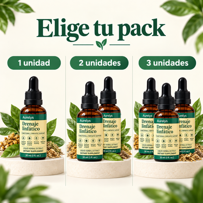 Linfatica Gotas de bienestar- Apoyo para reducir la hinchazón