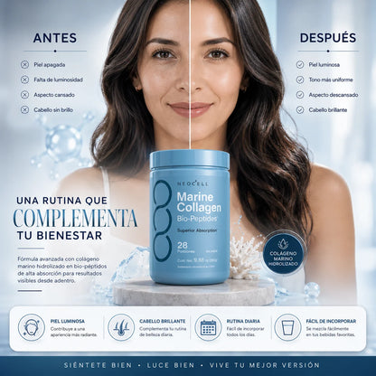 NeoCell™ | Colágeno Hidrolizado Grass-Fed 567 g | Sin sabor · 20 g de colágeno y 18 g de proteína