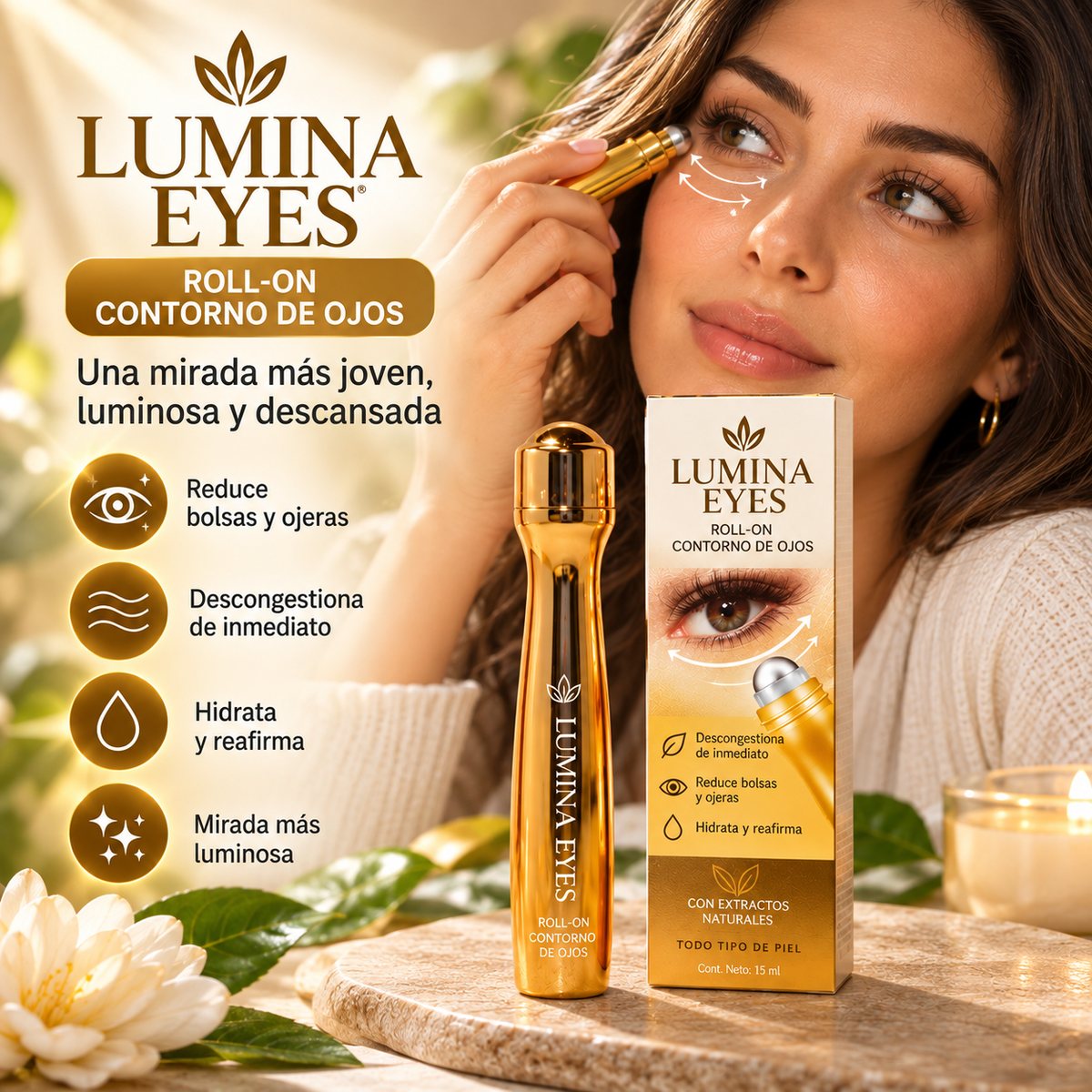 LUMINA EYES Elimina bolsas y lineas de expresión