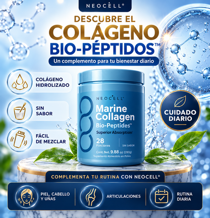 NeoCell™ | Colágeno Hidrolizado Grass-Fed 567 g | Sin sabor · 20 g de colágeno y 18 g de proteína